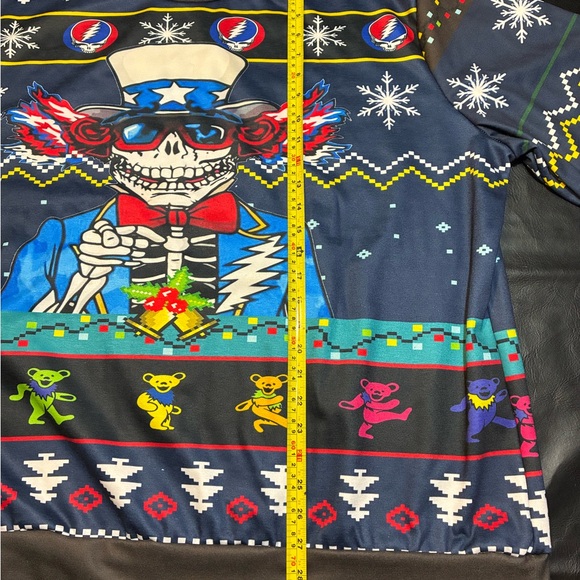 Grateful Dead Christmas Sweatshirt/Sweater 3XL - Picture 11 of 12